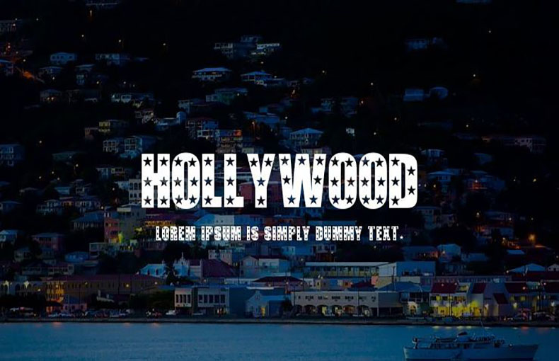 Hollywood Font Family Free Download