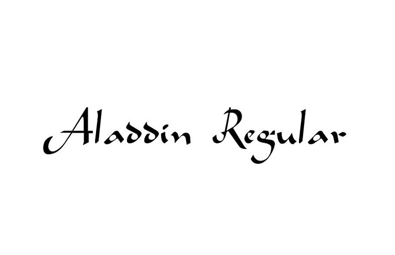 Aladdin Font Family Free Download
