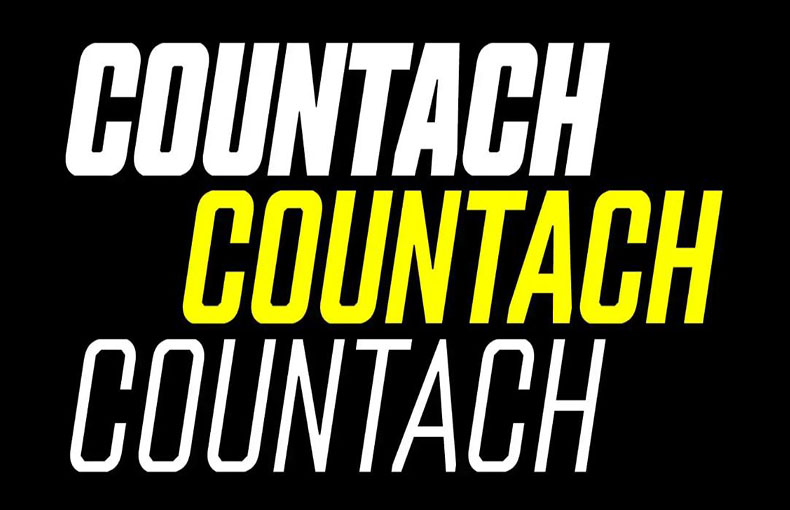 Countach Font Free Download
