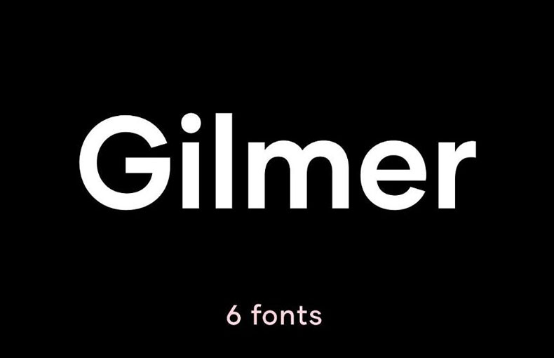 Gilmer Font Family Free Download