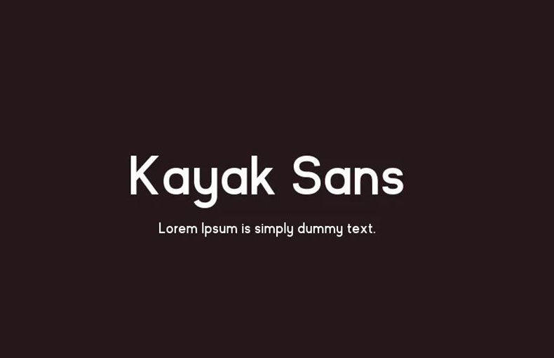 Kayak Sans Font Family Free Download