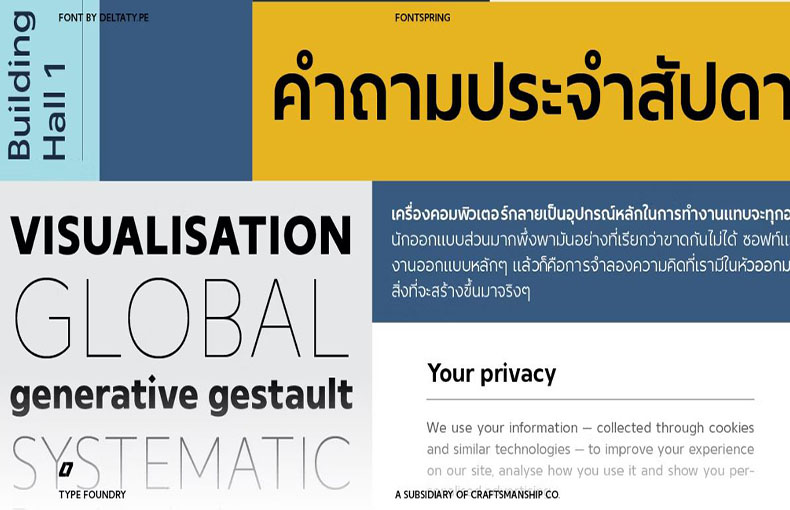 Mero Thai Font Family Download