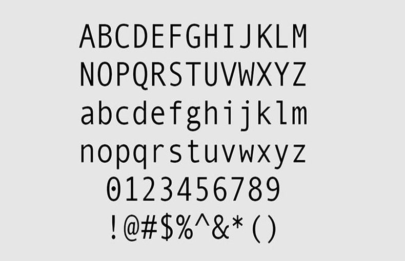 Andale Mono Font Free Download