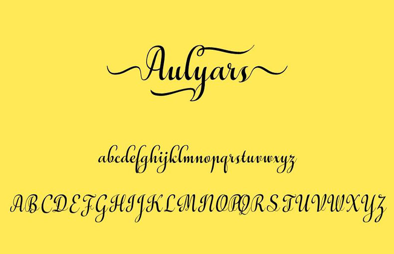 Aulyars Font Free Download
