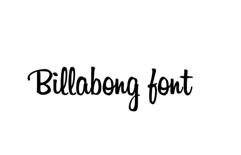 Billabong Font Family Free Download