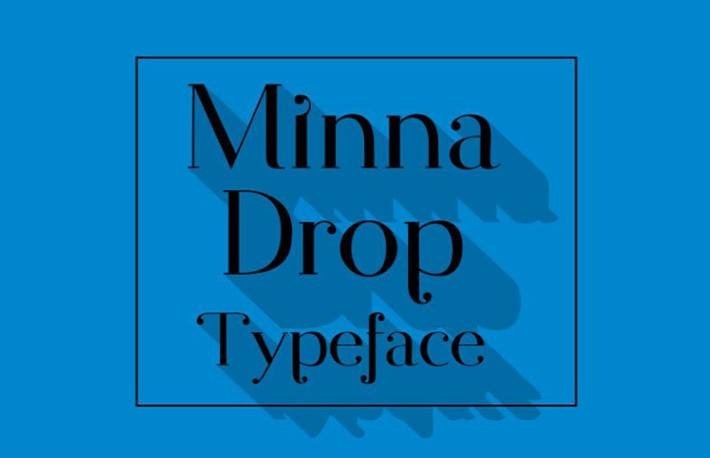 Minna Drop Font Free Download