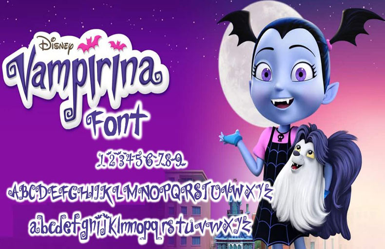 Vampirina Font Free Download