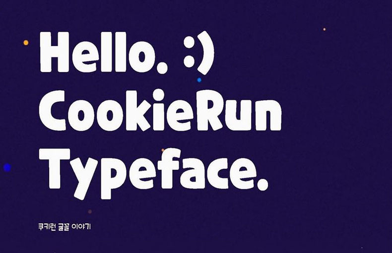 Cookie Run Font Family Free Download