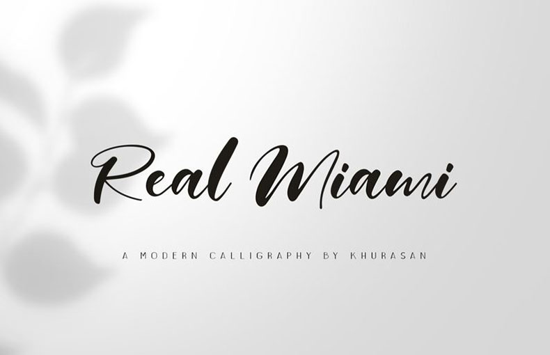 Real Miami Font Family Free Download