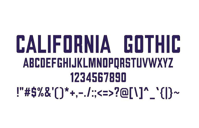 California Gothic Font Free Download