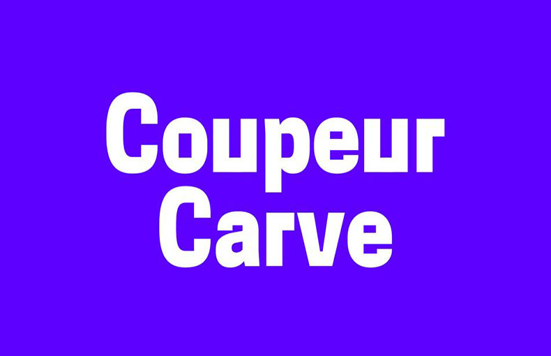 Coupeur Carve Font Family Free Download