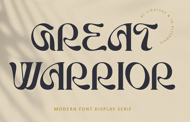 Great Warrior Font Family Free Download
