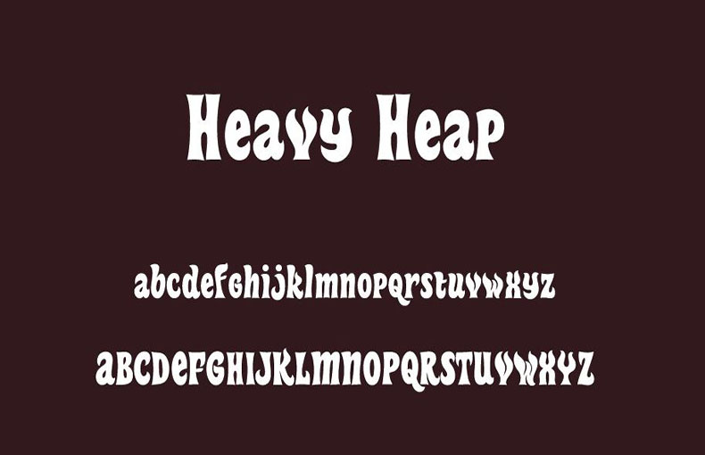 Heavy Heap Font Free Download