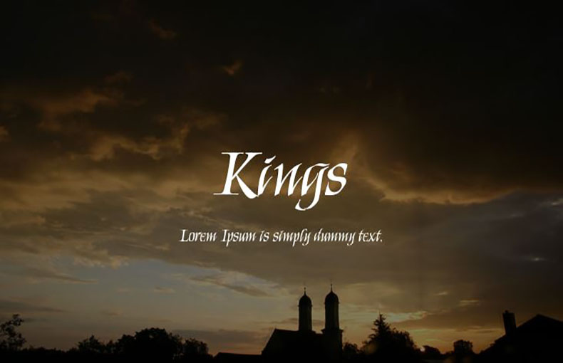 Kings Font Family Free Download