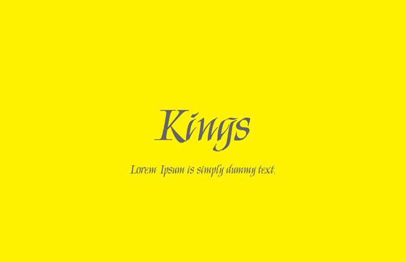 Kings Font Free Download