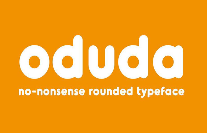 Oduda Font Family Free Download