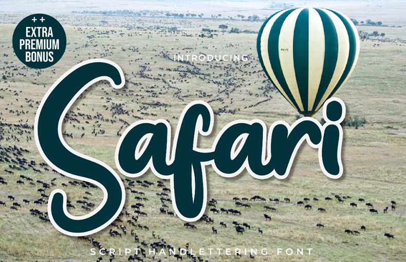 Safari Font Family Free Download