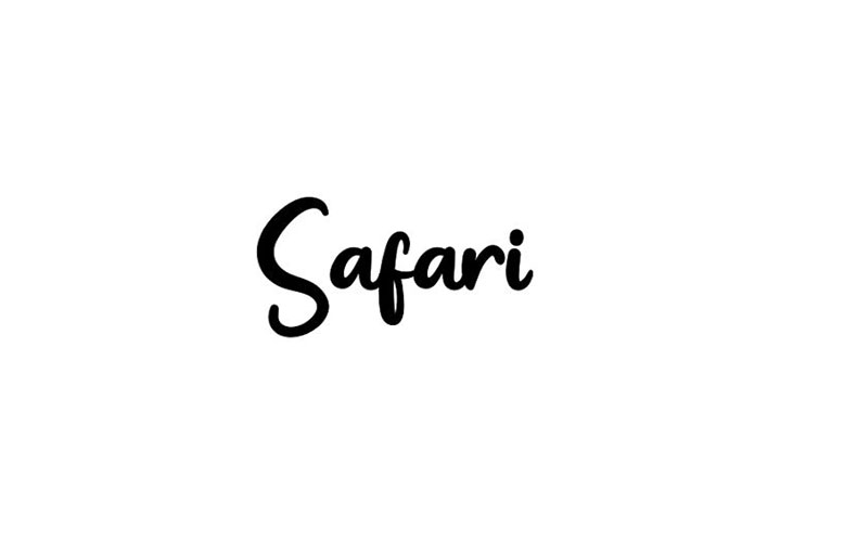 Safari Font Free Download