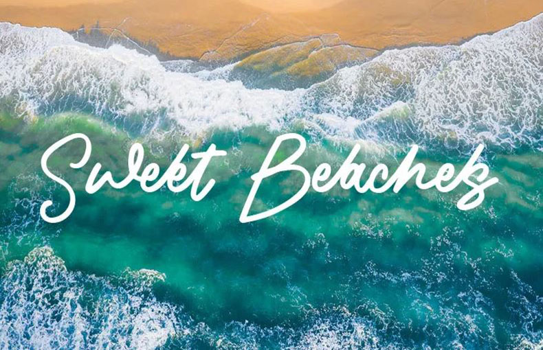 Sweet Beaches Font Family Free Download