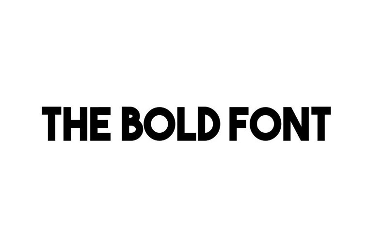 The Bold Font Family Free Download