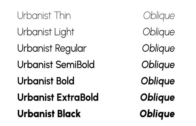 Urbanist Font Free Download - Font Pearl