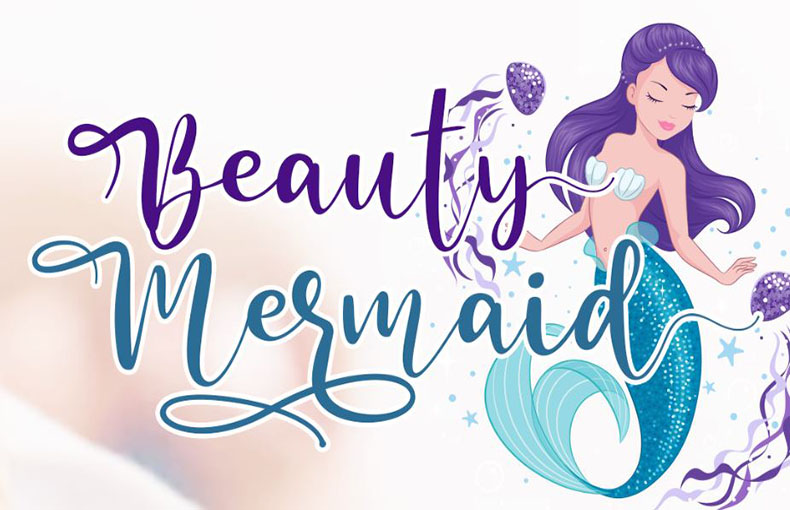 Beauty Mermaid Font Family Free Download