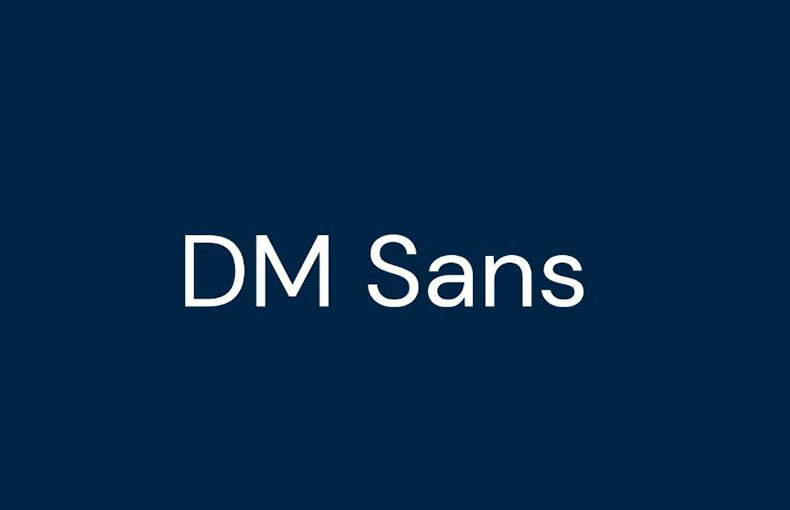DM Sans Font Family Free Download