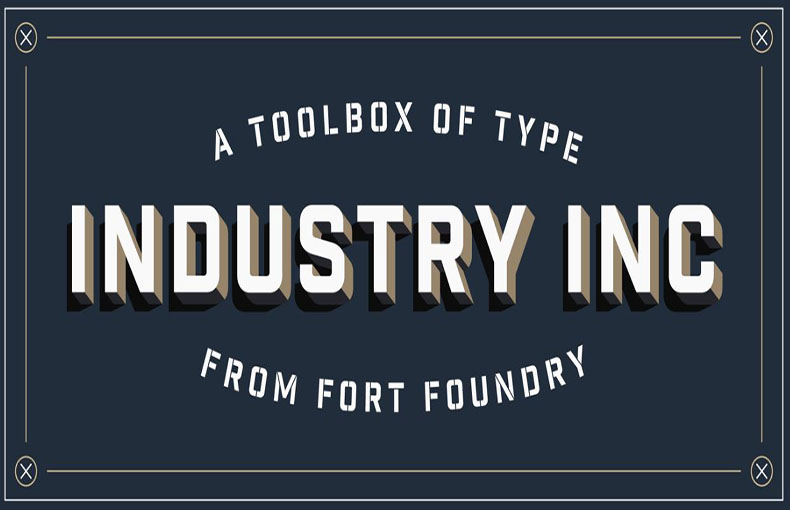 Industry Inc Font Family Free Download