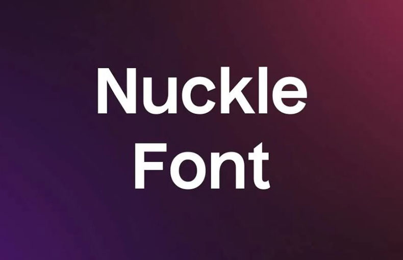 Nuckle Font Family Free Download