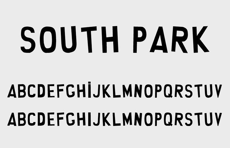 south park font