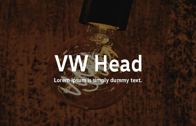 VW Head Office Font Family Free Download