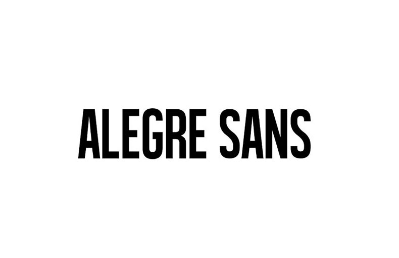 Alegre Sans Font Family Free Download