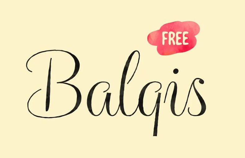 Balqis Font Family Free Download