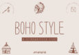Boho Style Font Family Free Download