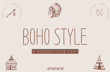 Boho Style Font Family Free Download