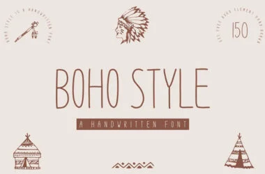 Boho Style Font Family Free Download