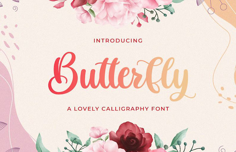 Butterfly Font Family Free Download