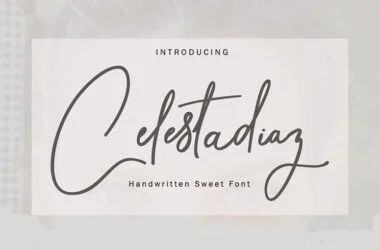 Celesta Diaz Script Font Family Free Download
