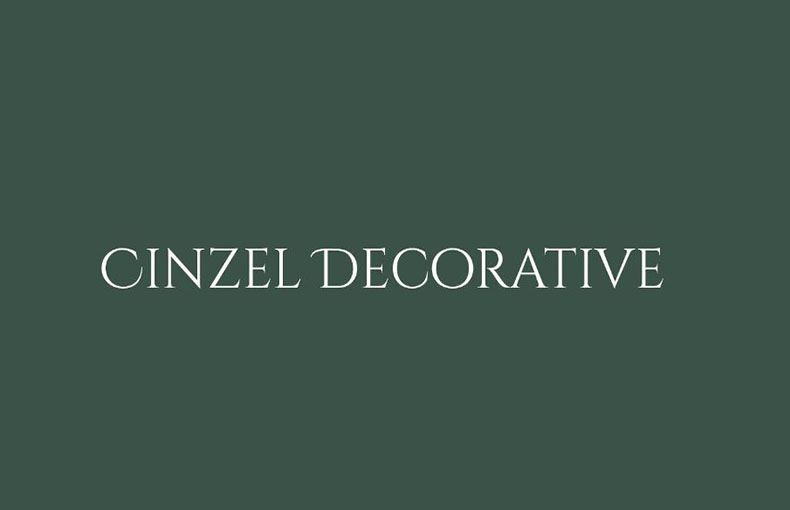 Cinzel Decorative Font Family Free Download