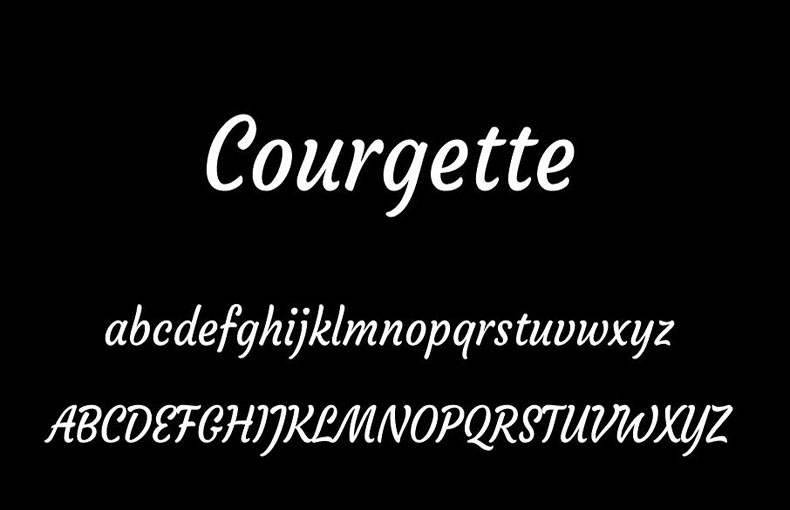 Courgette Font Family Free Download