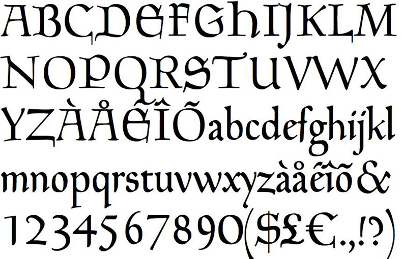 Goudy Mediaeval Font Family Download