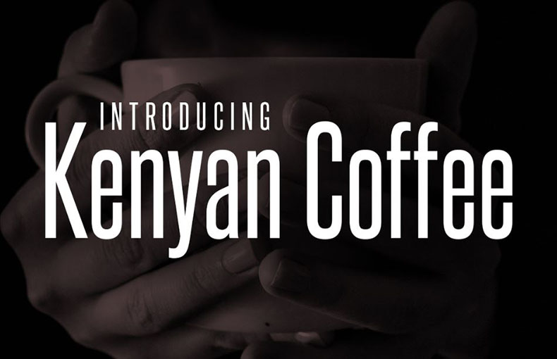 Kenyan Coffee Font Family Free Download