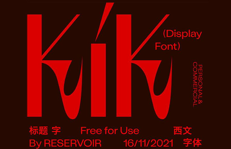 Kik Font Family Free Download