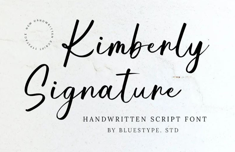 Kimberly Signature Font Family Free Download