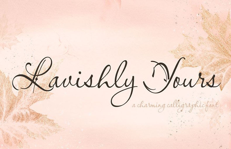 Lavishly Yours Font Family Free Download