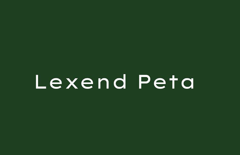 Lexend Peta Font Family Free Download