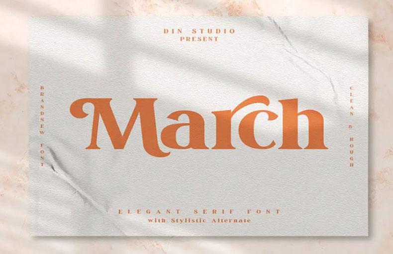 March Font Family Free Download
