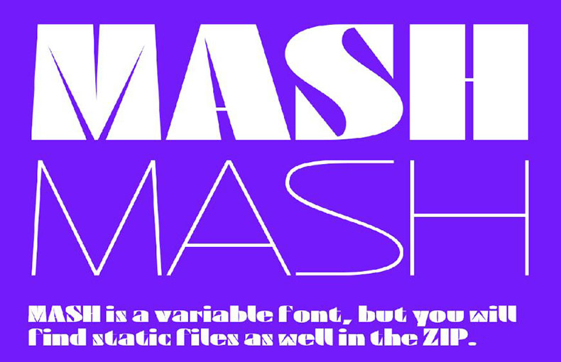 Mash Font Free Download