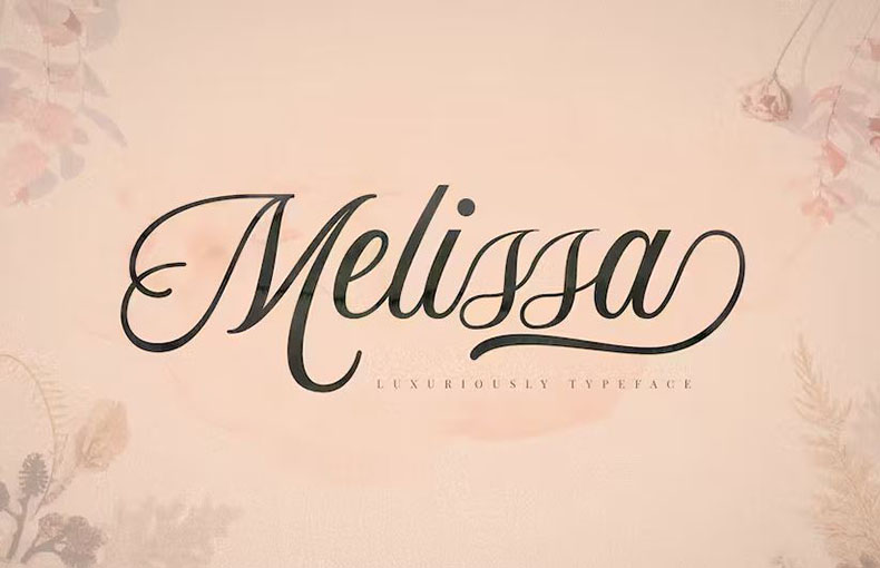 Melissa Script Font Family Free Download