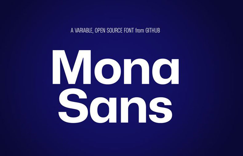 Mona Sans Typeface Family Free Download